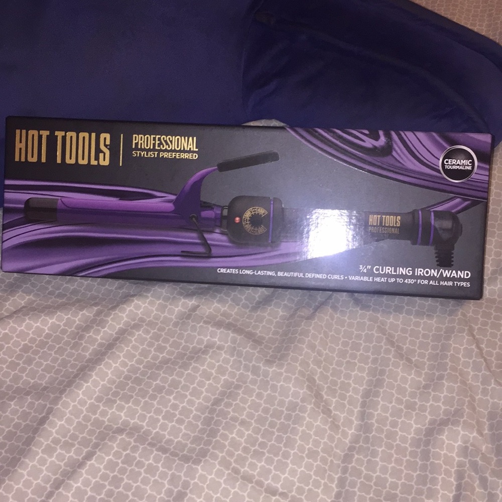 Brand new hot tools 3/4 curling iron wand